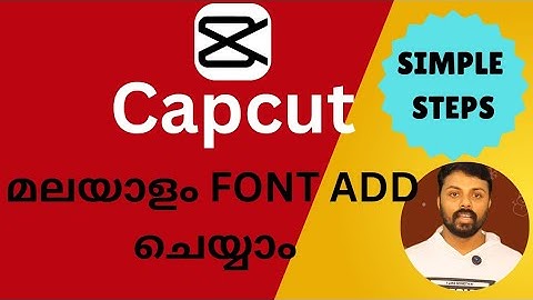 How to add malayalam fonts in capcut | malayalam font | Capcut malayalam