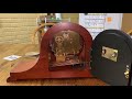 In-depth look at a Canadian triple chime Mantle clock w/ Hermle movement.