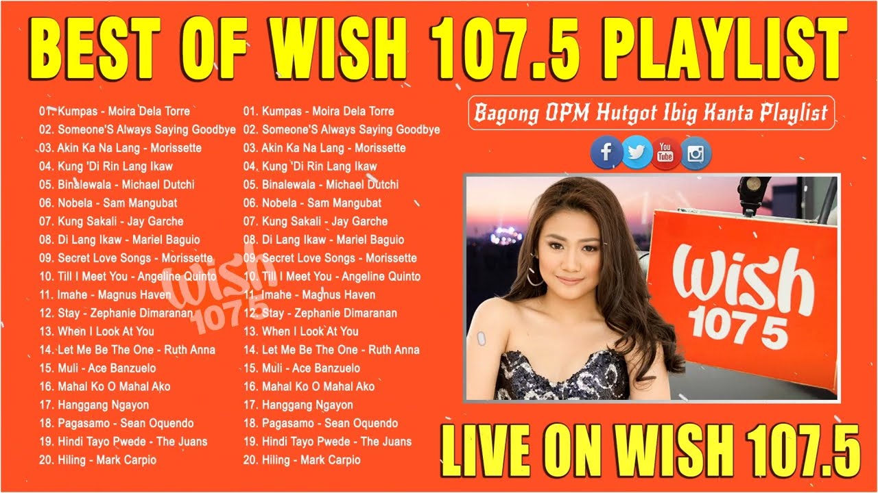 Top 100 Trending Wish 107.5 New Songs 2022 - Bagong OPM Hutgot Love Songs - Best Of Wish 107.5