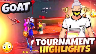 THE BEST VERSION OF MYSELF || TOURNAMENT HIGHLIGHTS BY KILLER FF