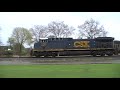 CSX InterModal train, Akron Ohio