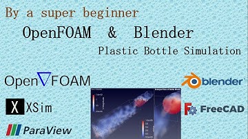 OpenFOAM & Blender : Plastic Bottle Simulation