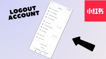 How to logout from RedNote account