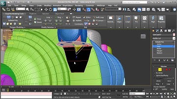 20 Modeling of lamp mounting brackets,creation of selection sets