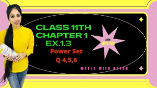I SETS I CLASS +1 Math I Power set I Q4,5,6 I