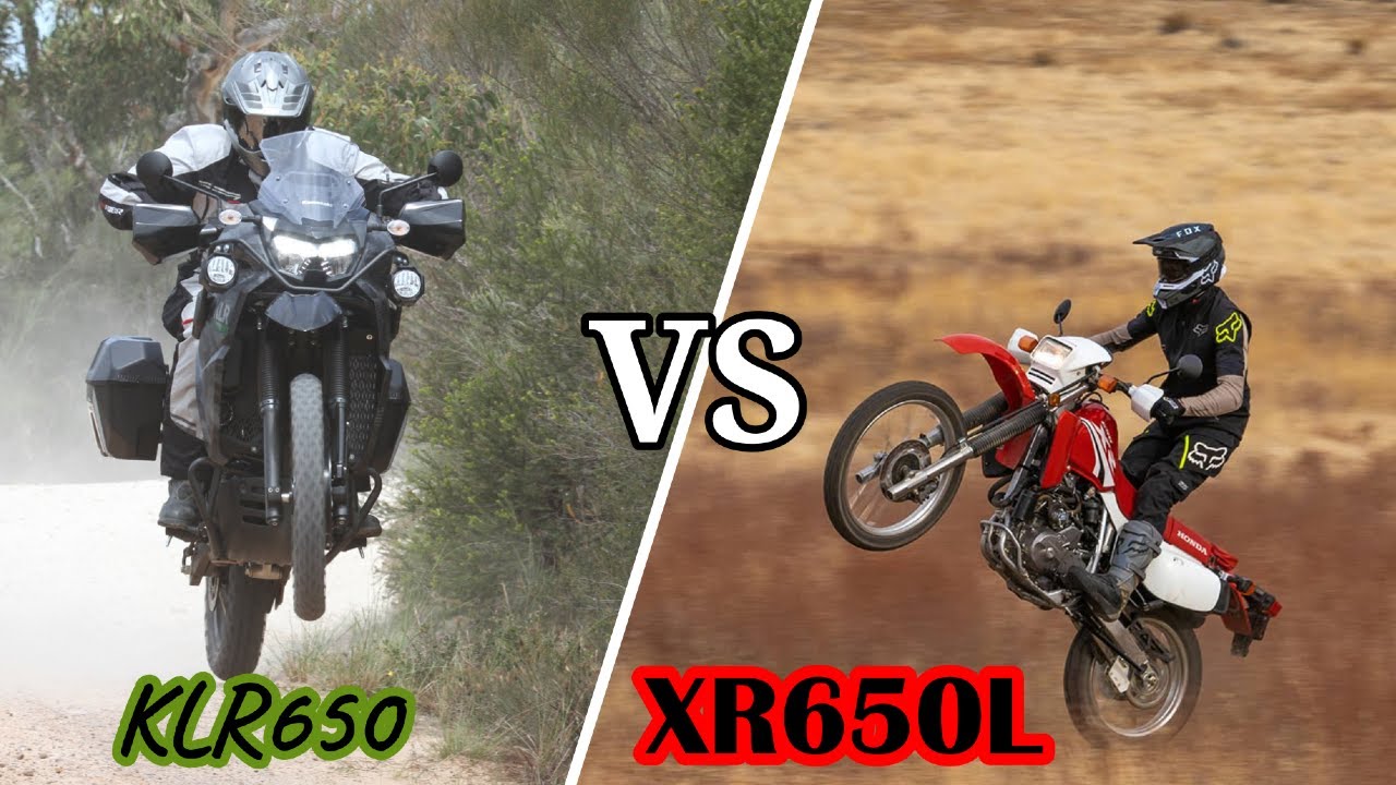 COMPARACION de una KAWASAKI KLR650 y una HONDA XR650L / XR65OL VS KLR650 / HONDA VS KAWASAKI