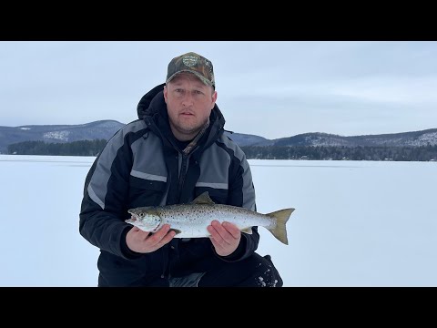 Maine ice fishing