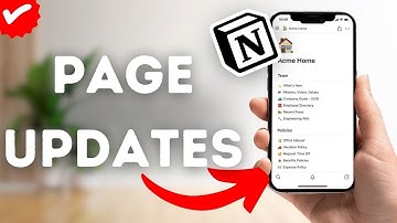 How To View Page Updates On Notion?