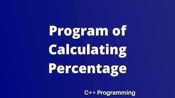 How to make a program of calculating percentage in c++