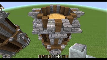 Minecraft lets build - Medieval windmill