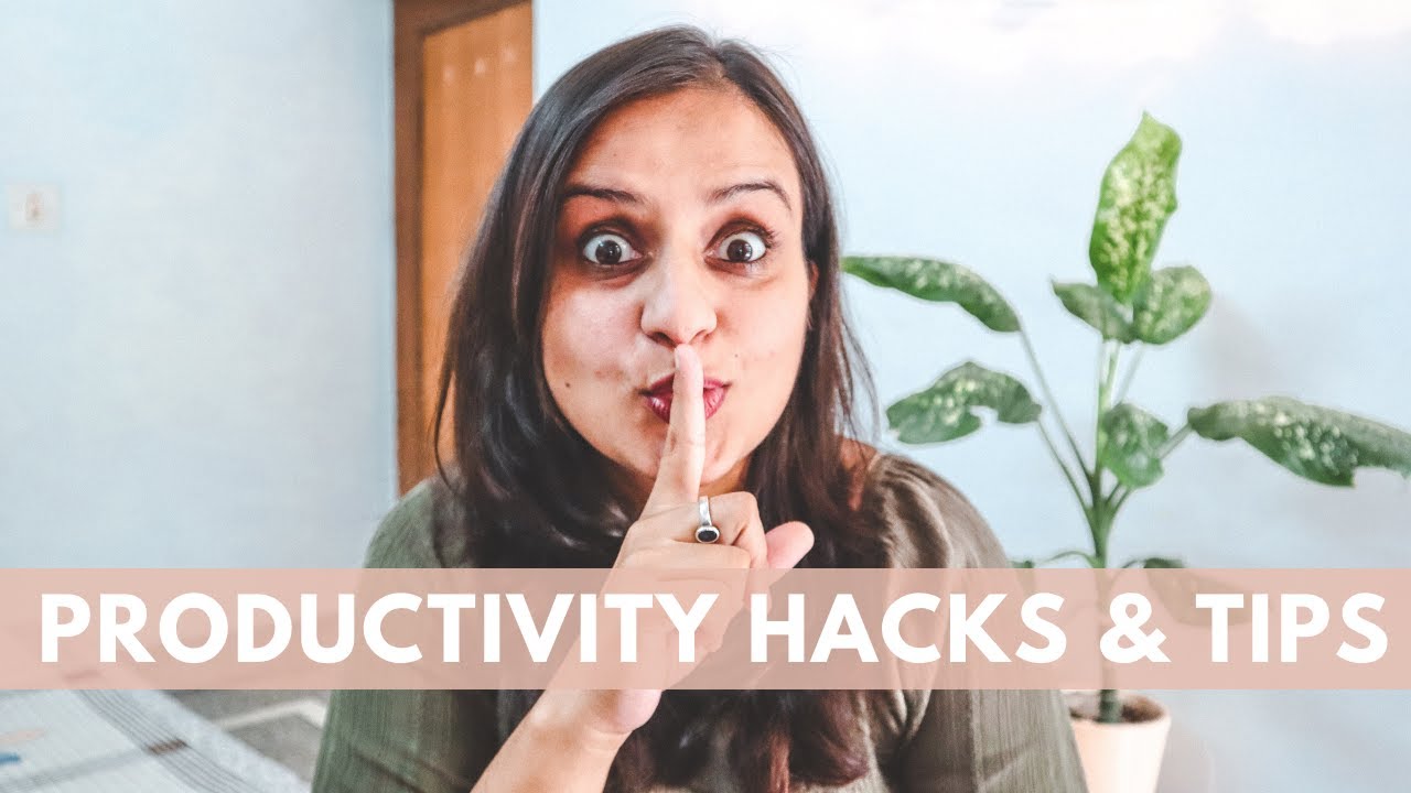 Productivity Tips & Hacks while Working from home - YouTube