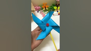 Cách làm chong chóng quay tít mù/ Làm đồ chơi từ giấy/ HaDo #Shorts #art #handmade #Diy