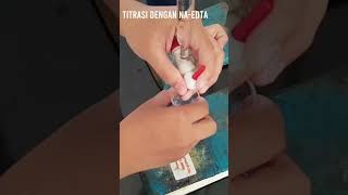 Titrasi kompleksometri #kimia #chemistry #farmasi #pharmacy #titration