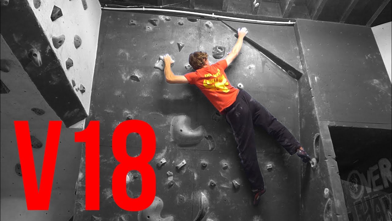 Bouldering V18!! YouTube