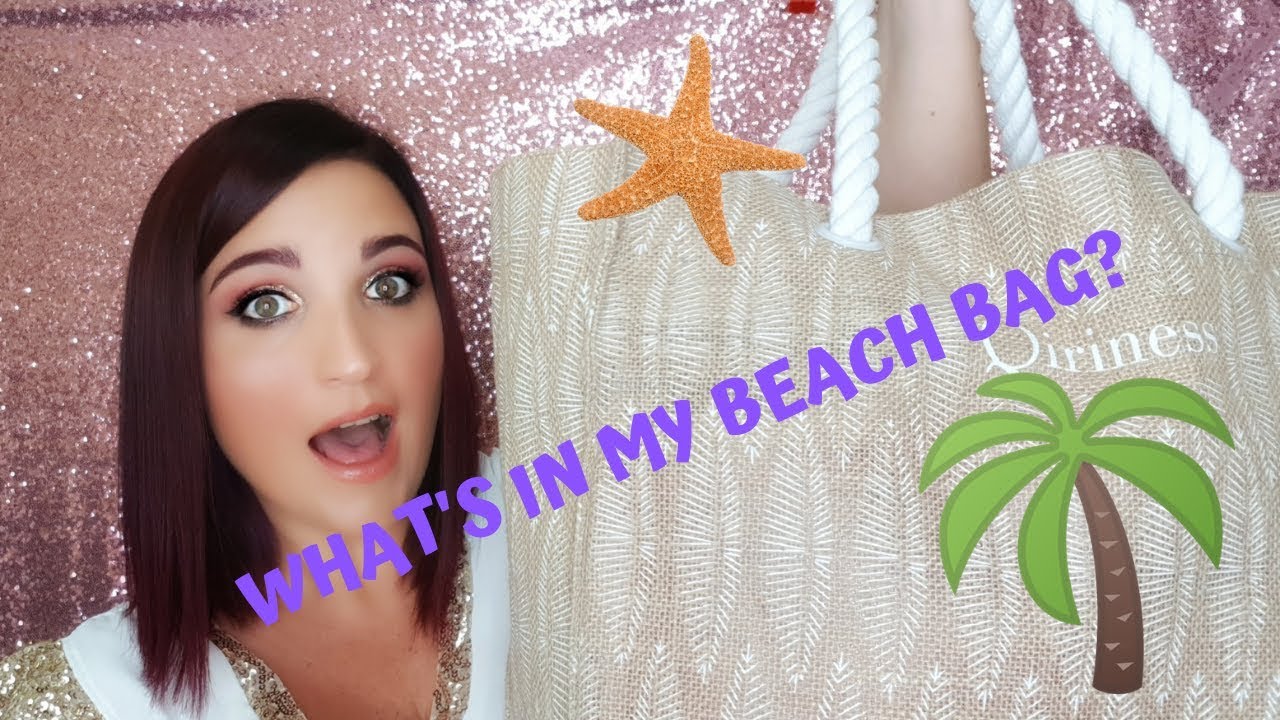 👜🌊⛱ WHAT'S IN MY BEACH BAG? - Cosa porto con me al mare.. 👜🌊⛱