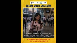 Salary Credit SMS Scam ⚠️ Stay Safe from Fake Banking Messages | #Scamshabd