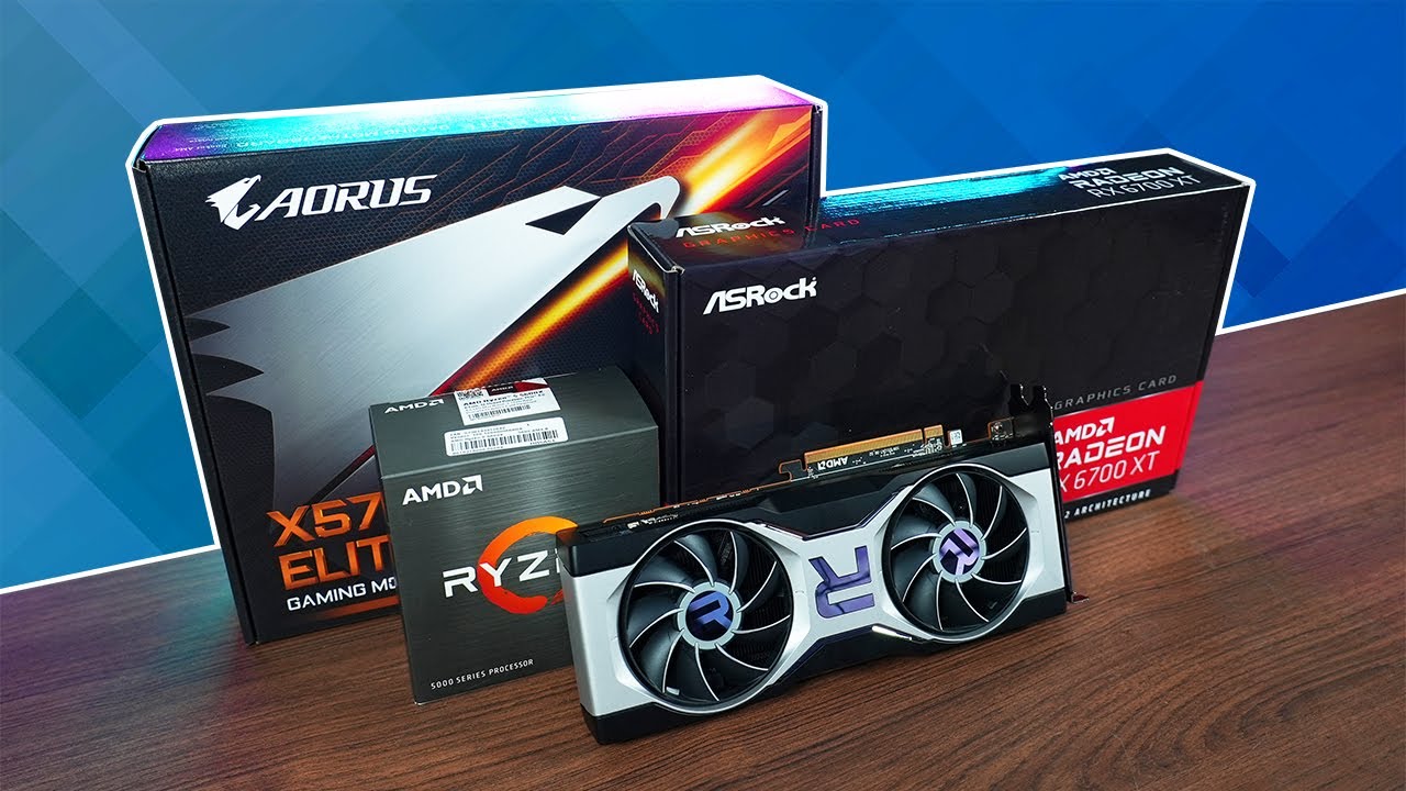 J Ai Monte Un Pc Gamer Avec Une Rx 6700 Xt 1900 Youtube