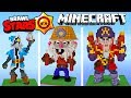 ВСЕ ГЕРОИ БРАВЛ СТАРС В МАЙНКРАФТ часть 1 - Brawl Stars