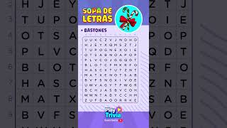 SOPA de LETRAS ✔🥰 PlayTrivia