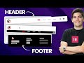 Create amazing elementor headers and footers in minutes with flexbox and elementor pro