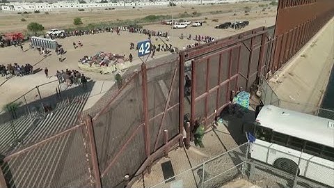 Major drop in number of migrants crossing the U.S. Border after end of 