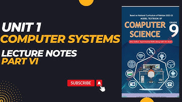 Computer Class 9th fbise New Book 2024 | Chapter 1 | Computer Systems | Short Lecture Notes | NBF