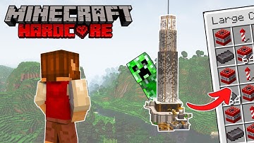 I Built a HUGE Creeper FACTORY in Minecraft Hardcore