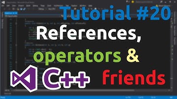 C++ Tutorial 20 - References, operators & friends