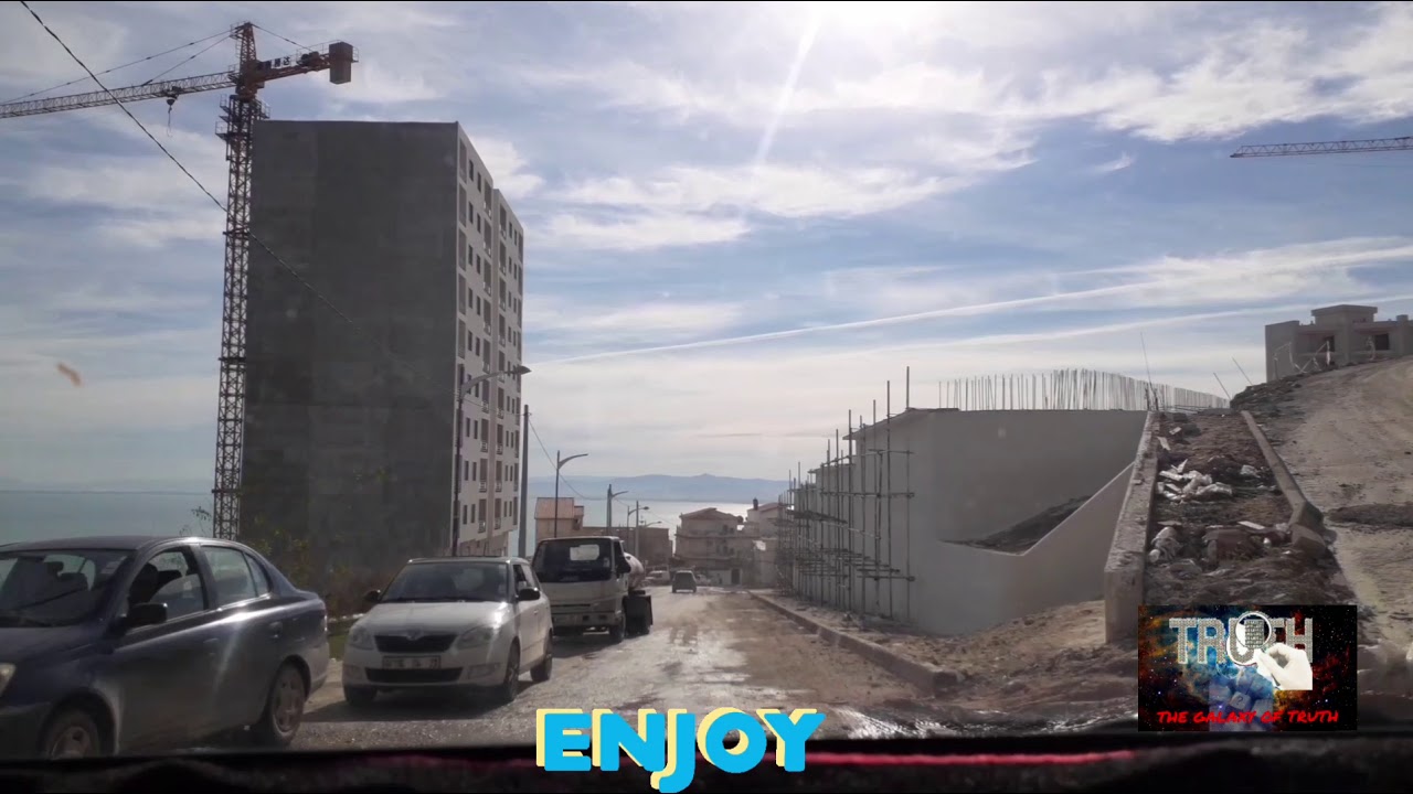 driving in annaba 3 sidi aissa سيدي عيسى عنابة توسع عمراني ابراج سكنية جميلة طبيعة خلابة و بحر رائع