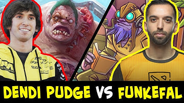 Dendi PUDGE vs Funkefal TINKER — BEST vs BEST