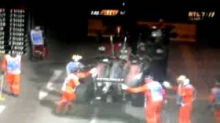 Michael Schumacher Formule 1 Crash Singapore 25-09-11