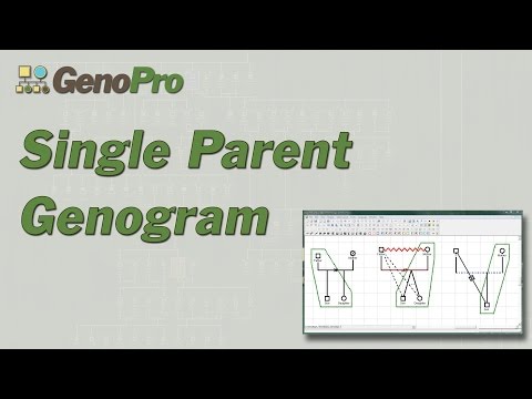 Single Parent Genogram in GenoPro