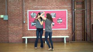 Salsa: Copa from Follower's 2-handed Turn and Rainbow Copa