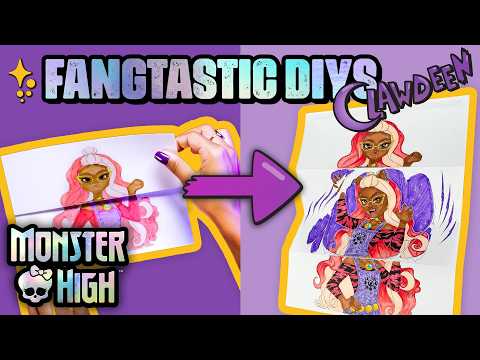 Unleash Your Inner Howl: Clawdeen's Transformation Crafts | Fangtastic DIY | Monster High