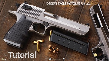 Creating Next Gen Game Ready Desert Eagle Pistol Tutorial | Start to Finish Fully Narrated |