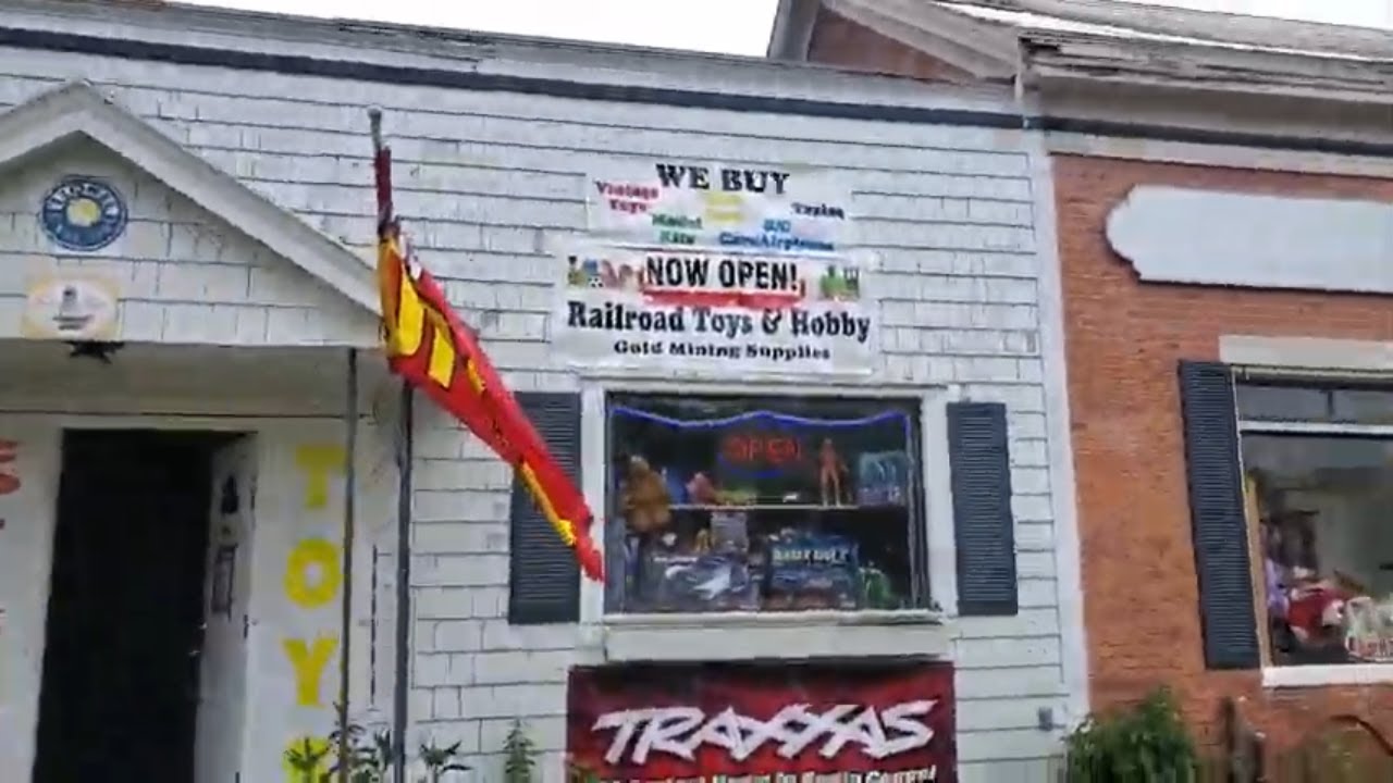 Gold panning supplies, a visit to railroad toy and hobby in Poultney VT