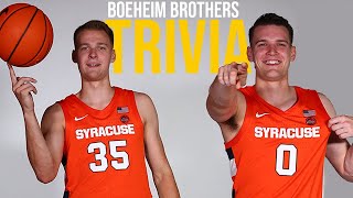 Syracuse Basketball Trivia with Buddy & Jimmy Boeheim