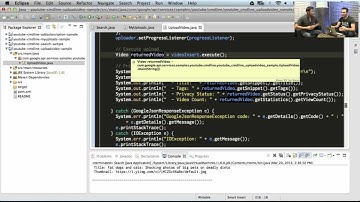 YouTube Developers Live: Setting up your Java IDE for Google API samples
