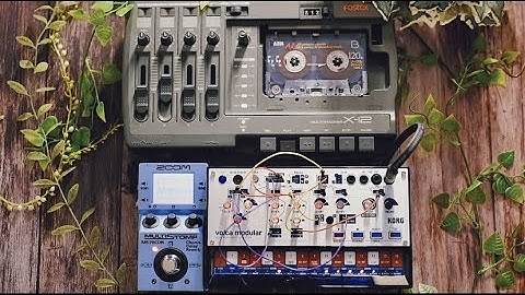 Lo-Fi Volca Modular Jam | ZOOM MS-70CDR | FOSTEX X-12 | Ambient | Experimental l LofiVibe | Cassette