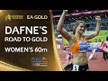 Dafne Schippers ???????? 60m GOLD | Every race to the title | European Championships Praha 2015