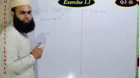 FSc Math Part 2, Lec.2-Ch.1 ,Ex. 1.1 (Q. 1 to 3) , Mathematics Learner || Muhammad Sajid.