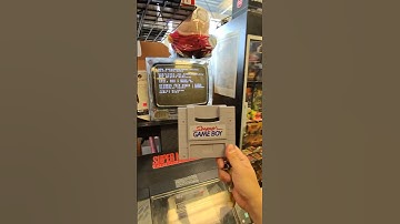 Super Game Boy in the Kiosk? #snes #sneskiosk #nintendosnes #gameboy #wwf #wrestlemania