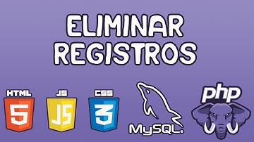 🟣 Como crear CRUD PHP MYSQL sencillo | Eliminar registro DELETE