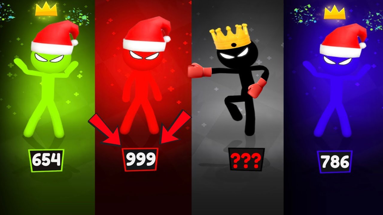 Stickman Party - Tournament Mode 1234 Player Random | Gameplay Walkthrough Part 112 MiniGames Update