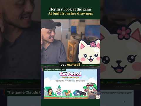 The First Time My 5-Year-Old Saw the Game AI Built From Her Drawings