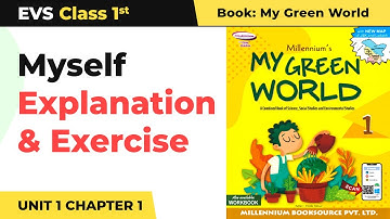 Class 1 EVS Unit 1 Chapter 1 | Myself - Explanation & Exercise | My Green World Book Pg No 5-6