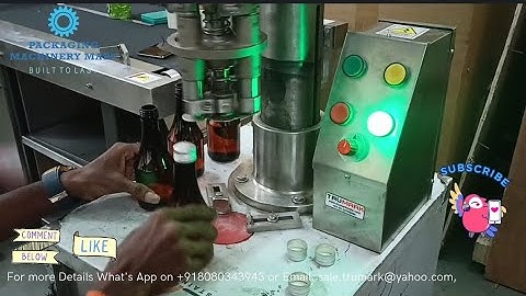 SEMI AUTOMATIC ROPP CAPPING MACHINE