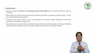 Lecture 48 - Nature of Educational Supervision II
