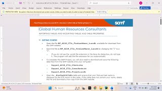 New Perspectives Access 2019 | Module 2: SAM Critical Thinking Project 1c Global Human Resources Con