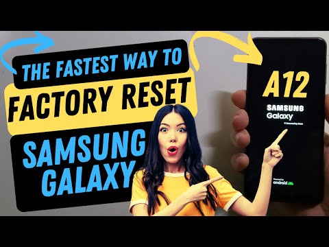 Samsung Galaxy A12 Factory Reset Hard Reset  - This is the Fastest Way - Updated